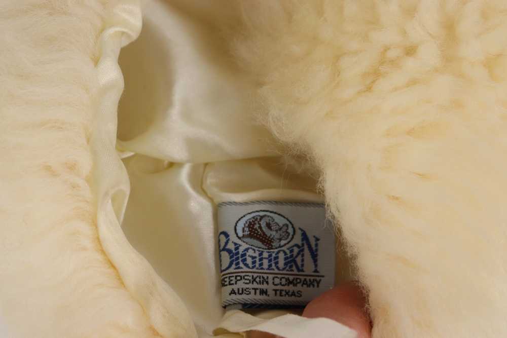 Vintage Vintage Genuine Sheepskin Shearling Leath… - image 7