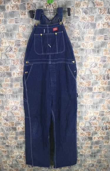 Dickies mens Big-tall Bib overalls and coveralls workwear apparel, Indigo  Rigid