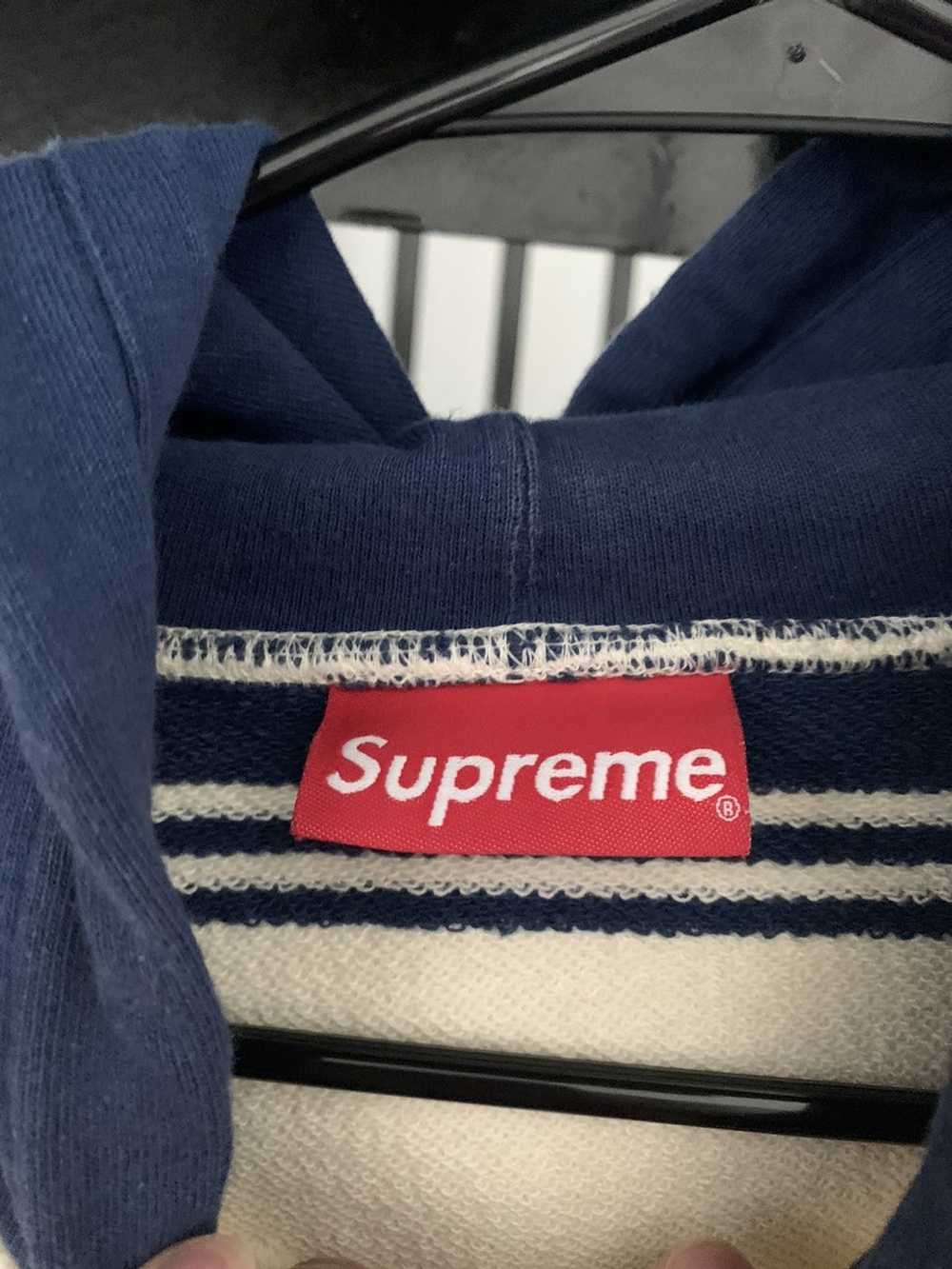 Supreme Supreme New York Striped Hoodie - image 4