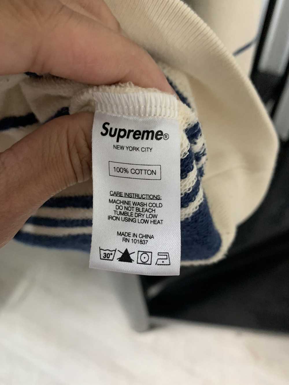 Supreme Supreme New York Striped Hoodie - image 5