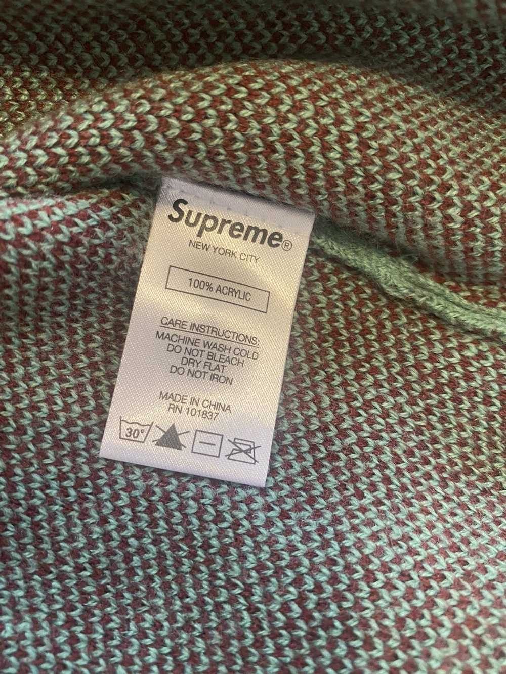 Supreme brushed checkered cardigan - image 4