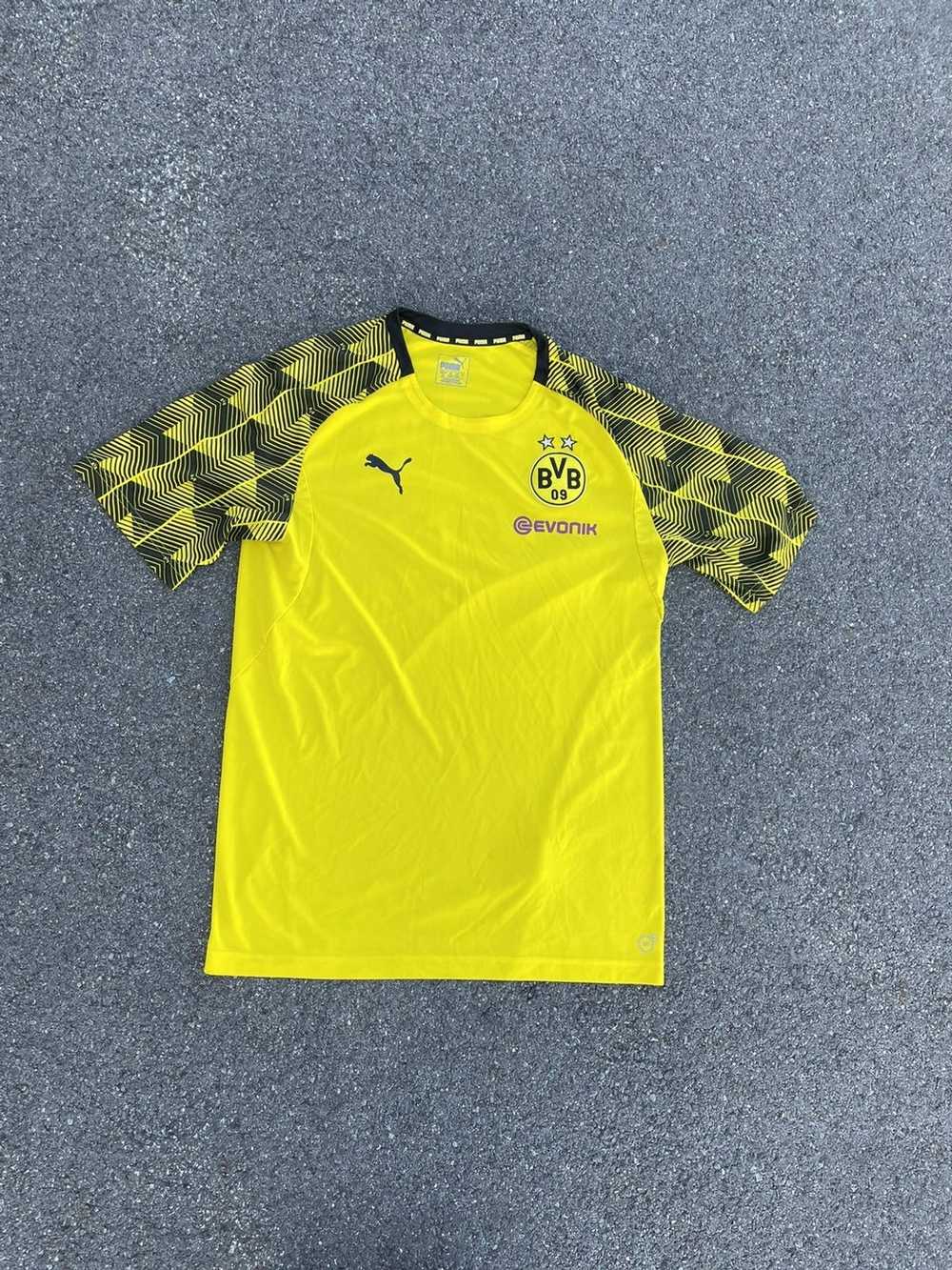 Puma × Soccer Jersey Puma evonik yellow jersey - image 1