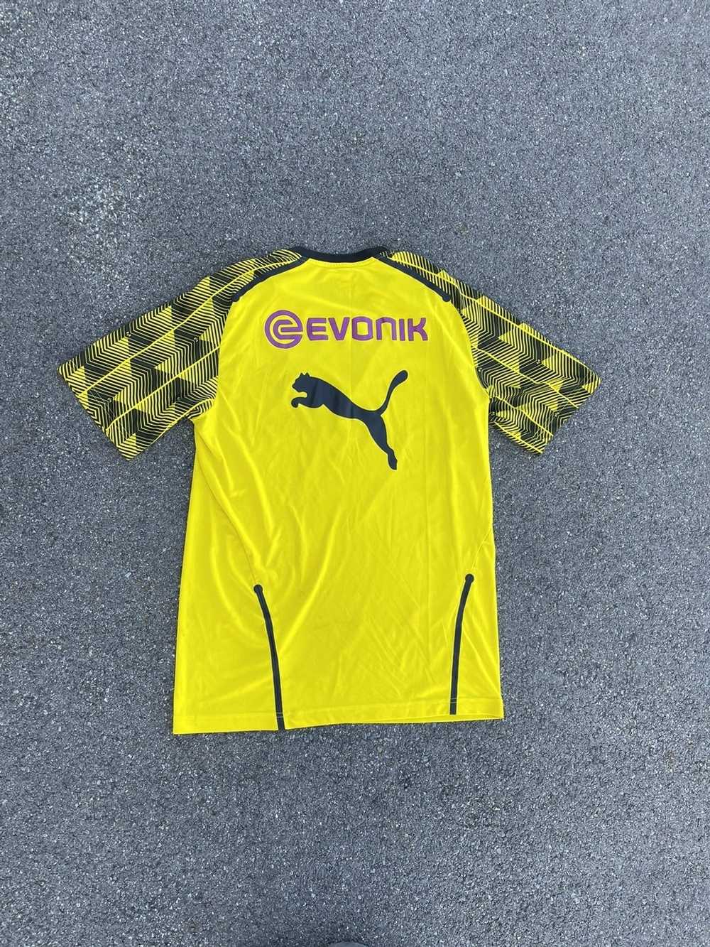 Puma × Soccer Jersey Puma evonik yellow jersey - image 2