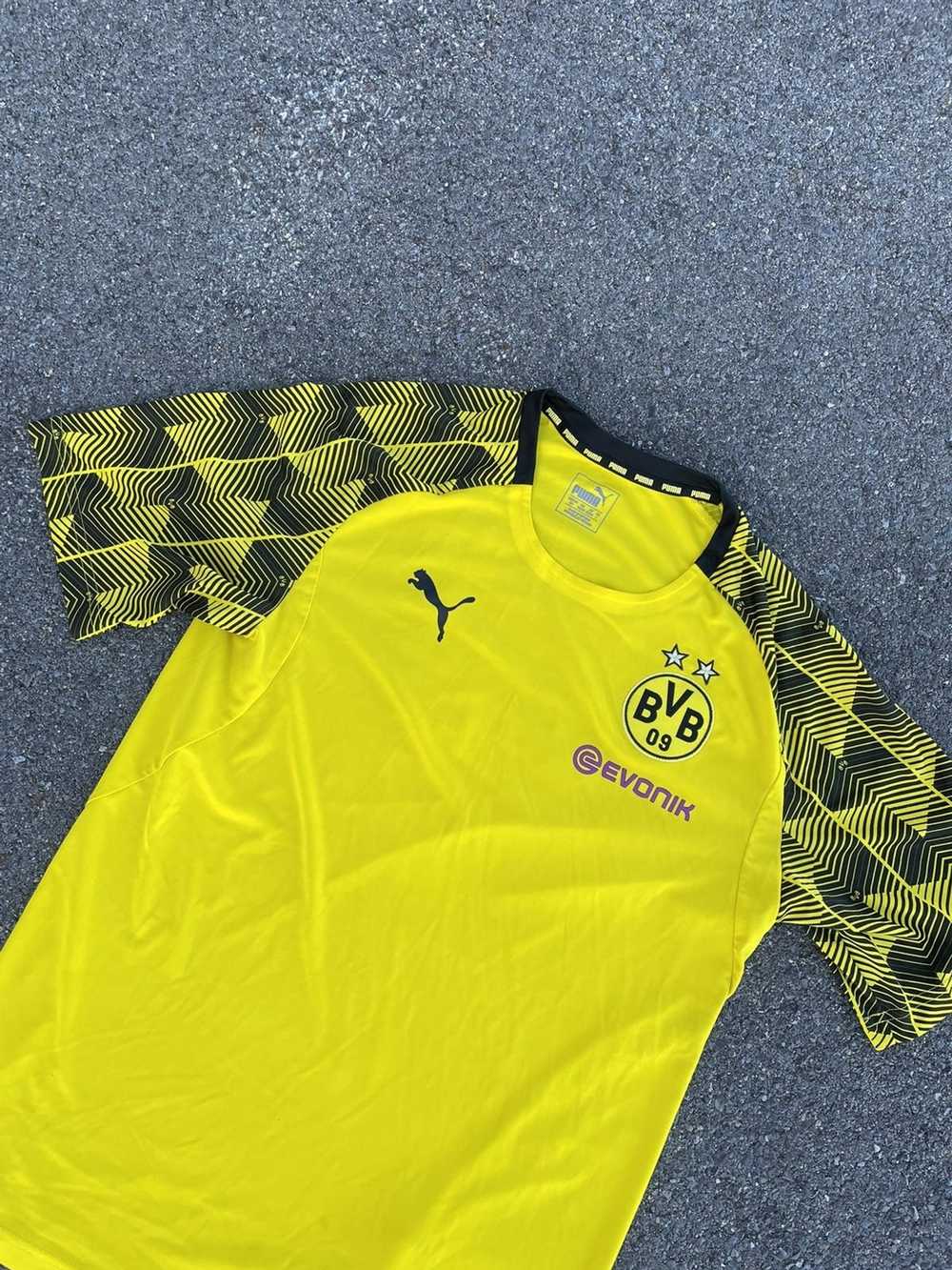 Puma × Soccer Jersey Puma evonik yellow jersey - image 3