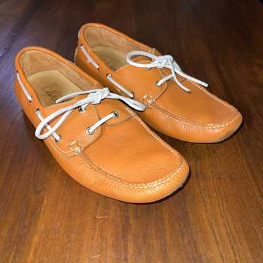 Cole Haan ORANGE LEATHER DRIVING SHOE COLE HAAN - image 1