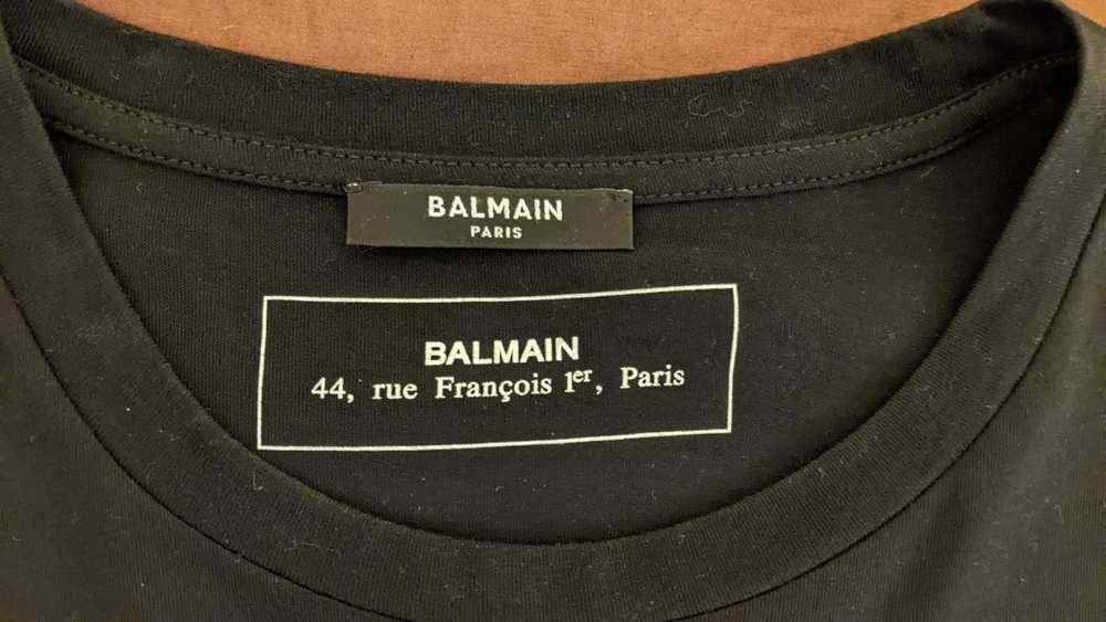 Balmain Balmain Black T-shirt - image 2
