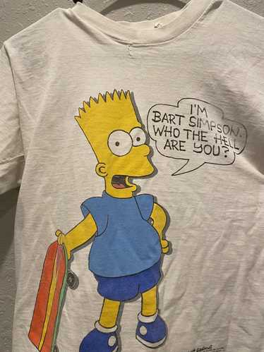 Vintage 80's Rare The Simpson's Graphic T-shirt