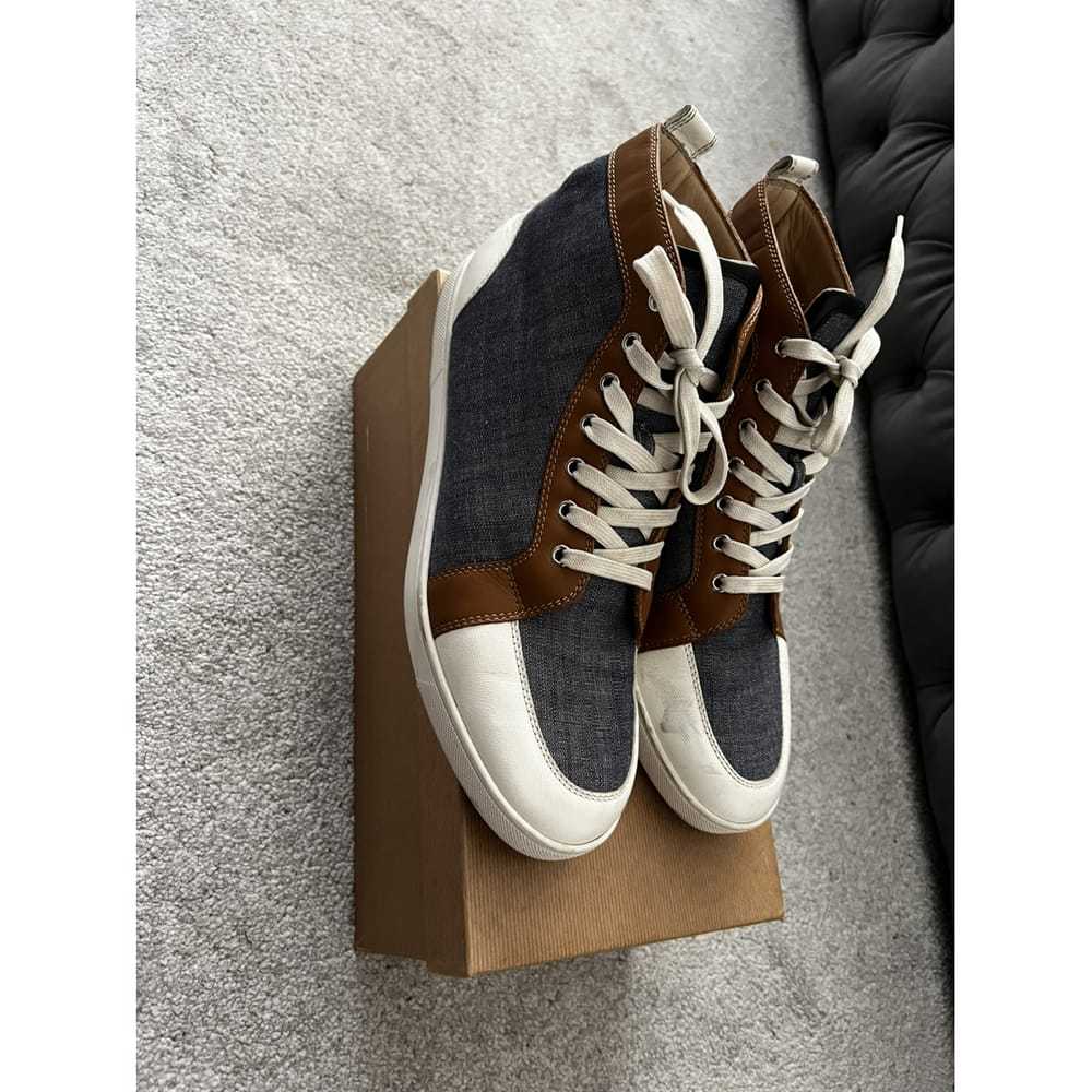 Christian Louboutin Louis cloth high trainers - image 3