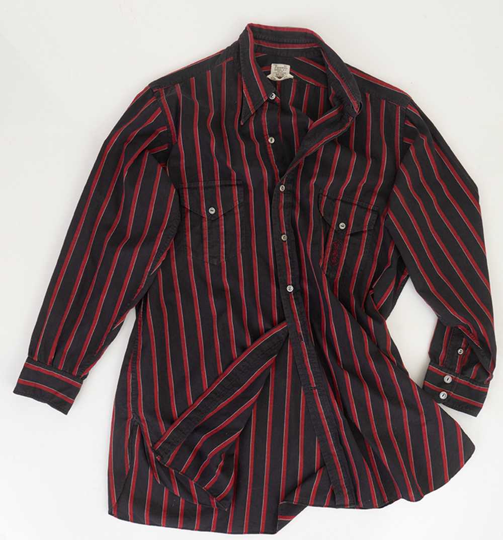 1950s Men's Sport Shirt w/ Dagger Collar - image 1