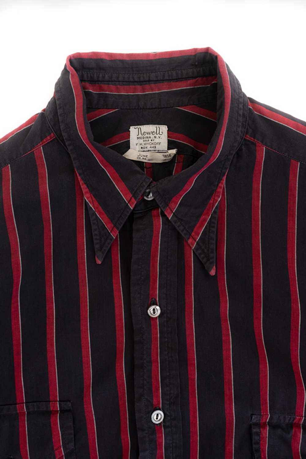 1950s Men's Sport Shirt w/ Dagger Collar - image 3