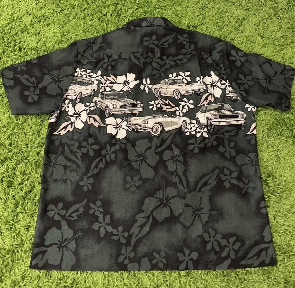 Hawaiian Shirt × Made In Usa × Vintage Vintage 80… - image 3