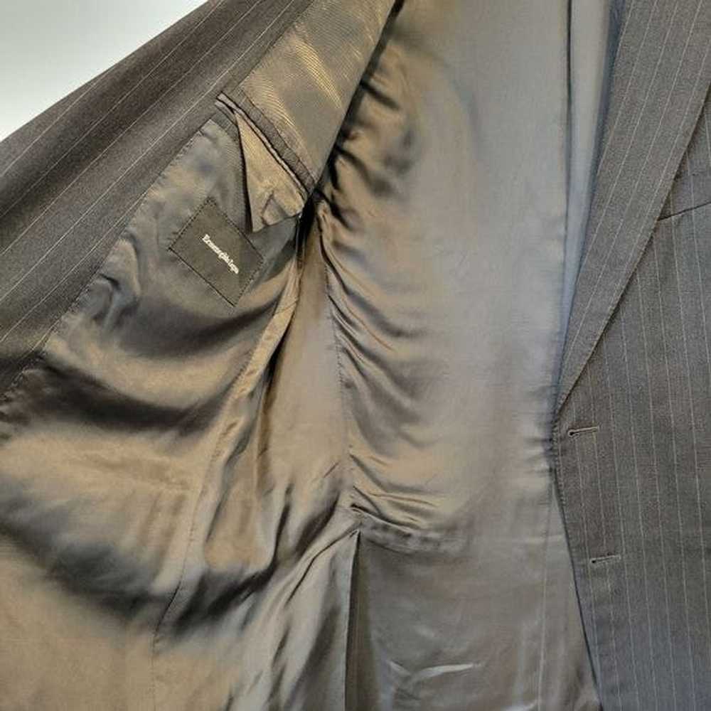 Ermenegildo Zegna 100% Wool Striped 2 Button Clos… - image 9