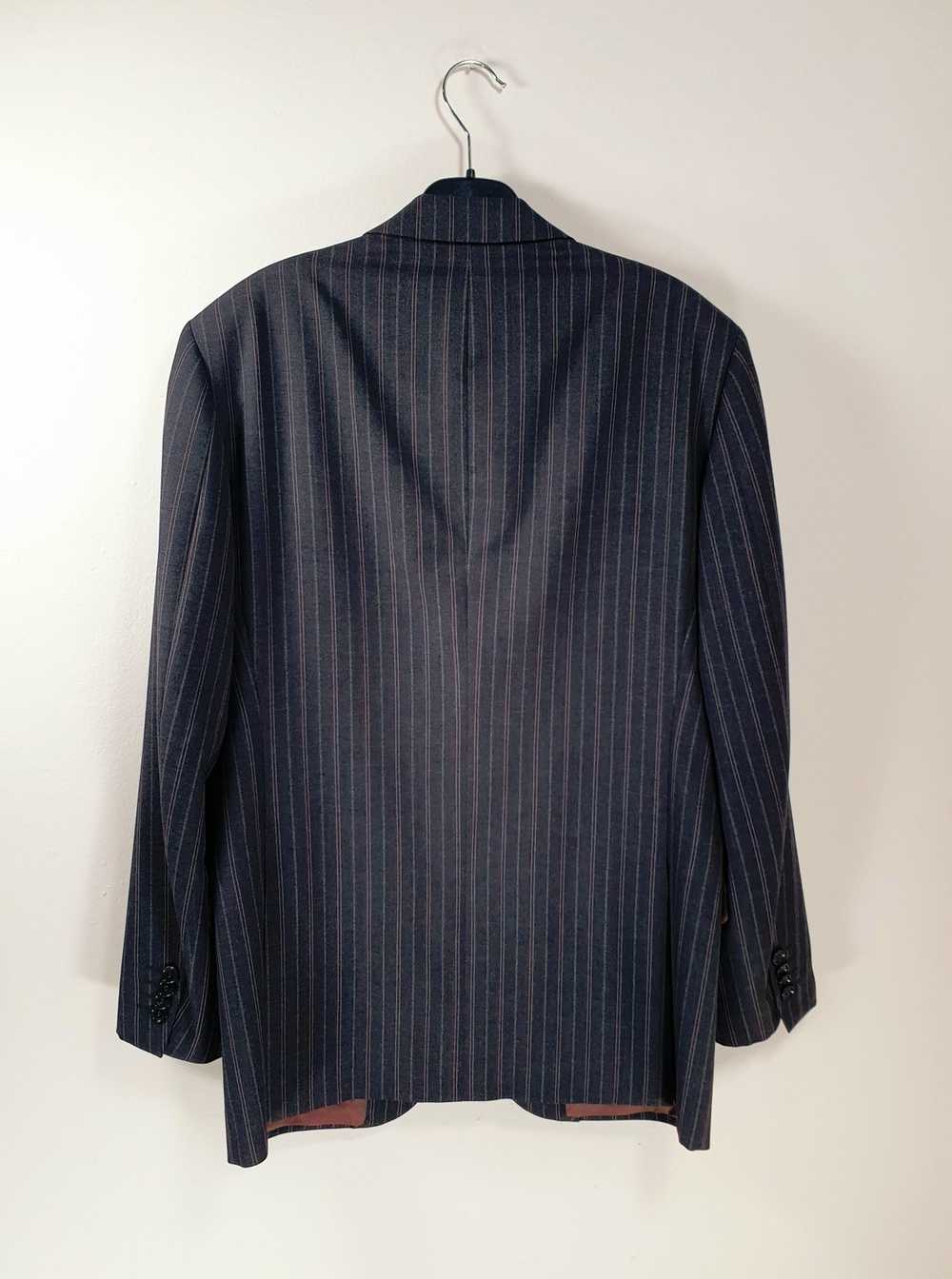 Pal Zileri Blazer Grey Striped Wool - image 2