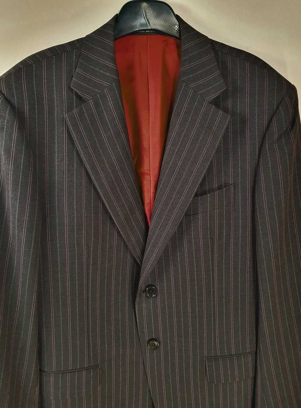 Pal Zileri Blazer Grey Striped Wool - image 3