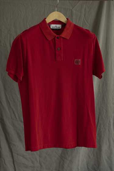 Stone Island Stone Island Knit Polo [red] - image 1