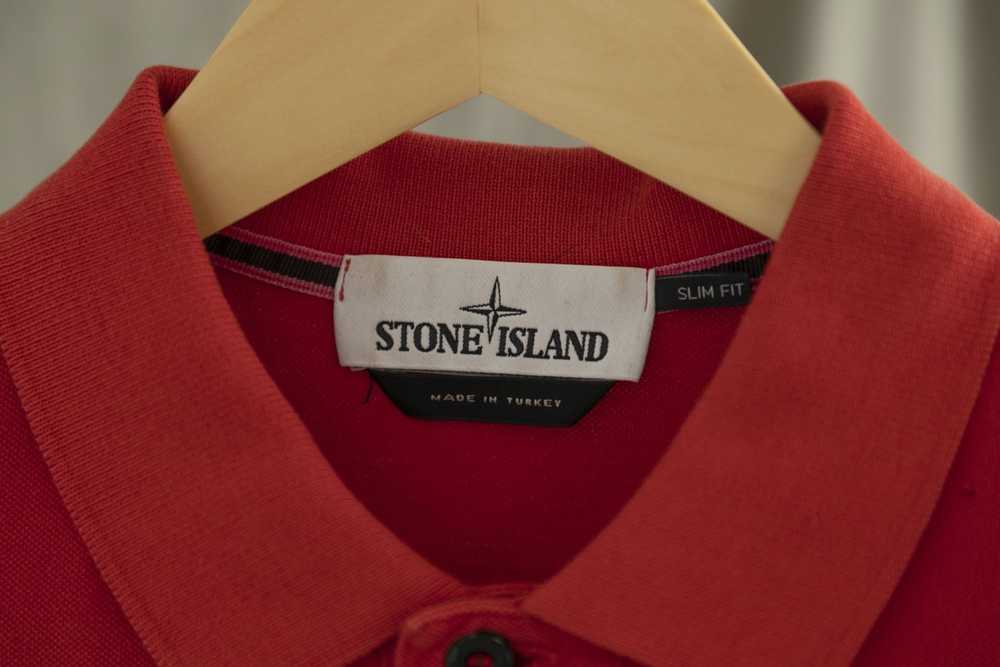 Stone Island Stone Island Knit Polo [red] - image 3