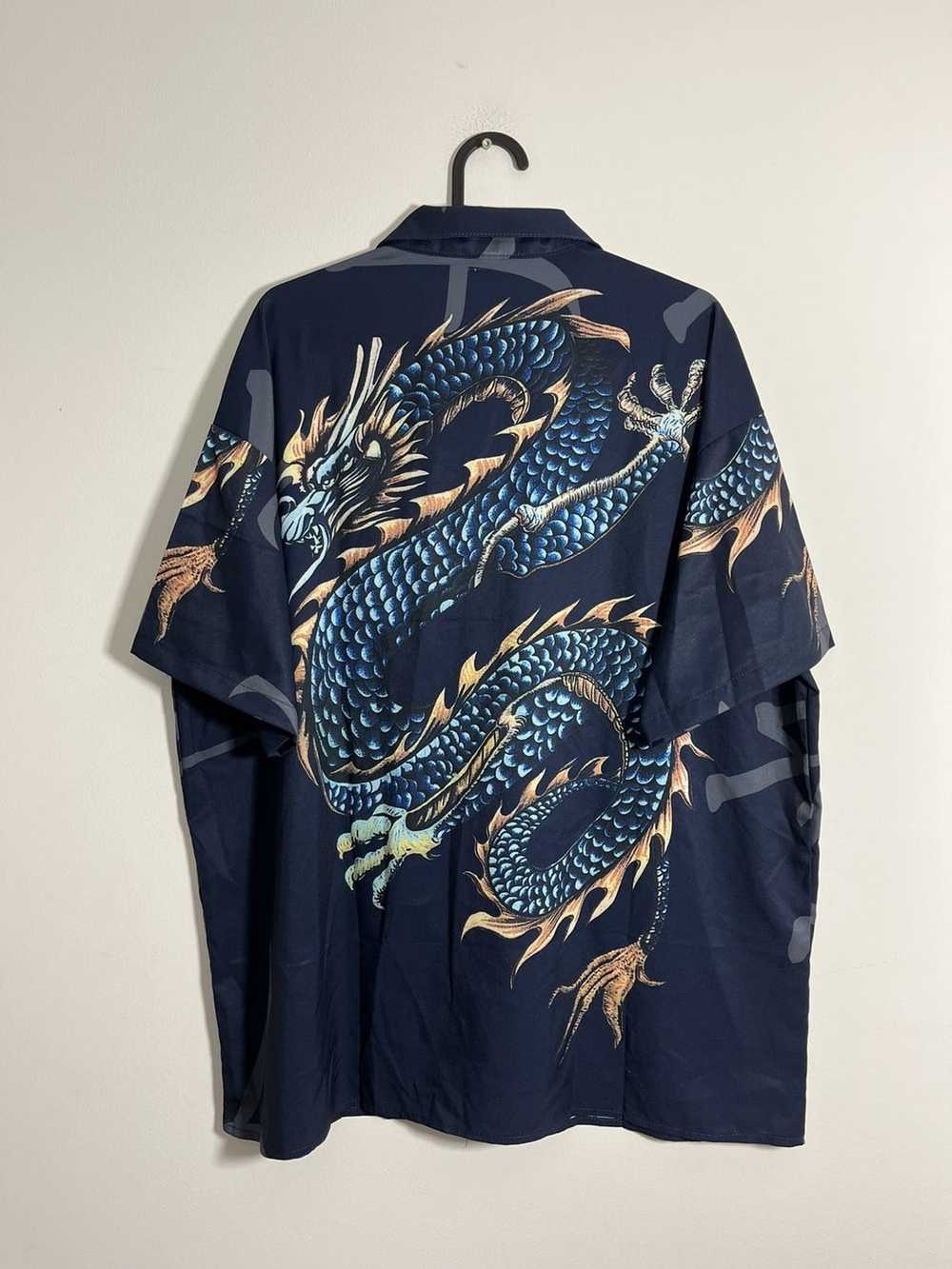 Crazy Shirts × Hawaiian Shirt × Vintage Blue Drag… - image 7