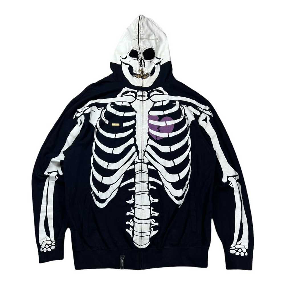 LRG × Vintage LRG Dead Serious Skeleton Sweatshir… - image 1