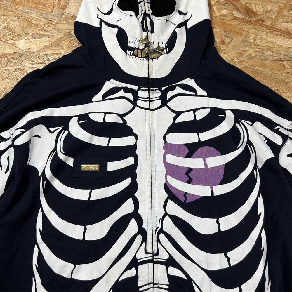 LRG × Vintage LRG Dead Serious Skeleton Sweatshir… - image 2