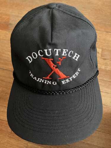 Strapback × Trucker Hat × Vintage Docutech Traini… - image 1