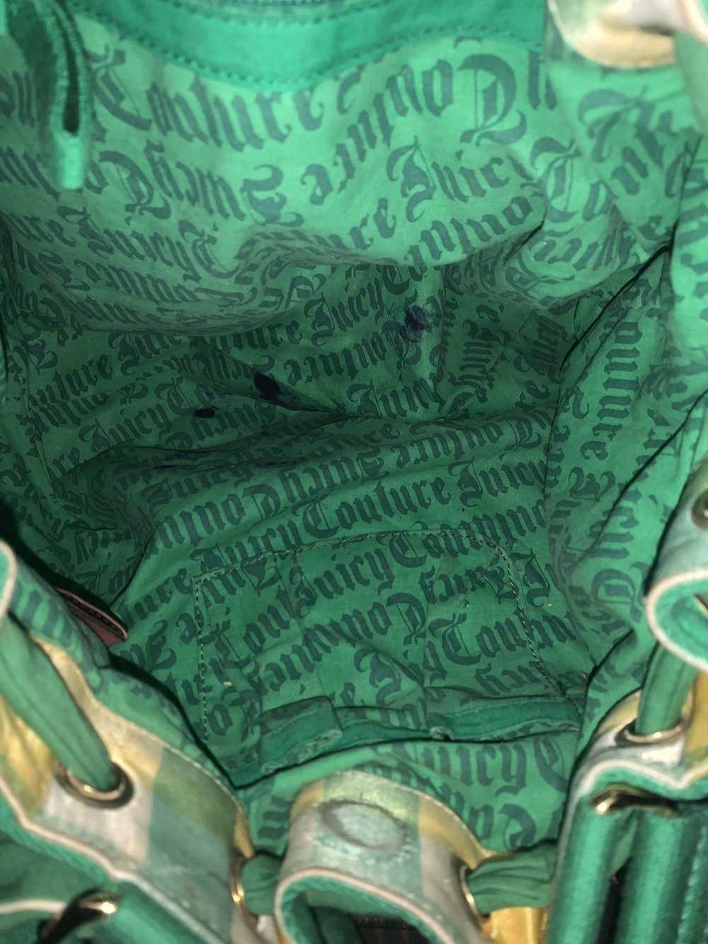 Juicy Couture rare green Juicy Couture purse/hand… - image 8