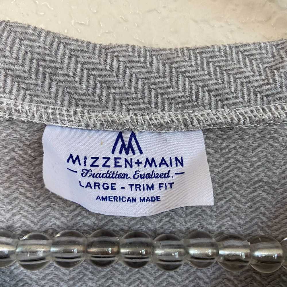 Mizzen+Main Mizzen Main Sweater Mens Large Trim F… - image 4