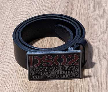 DSQUARED2 BEM0503 BELT-NASTRO LOGATO-NERO - Probus