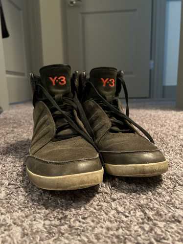Y-3 Y-3 suede and leather high top