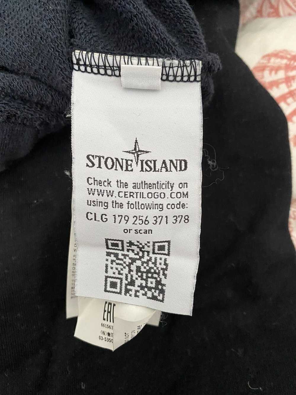 Stone Island Stone island half-zip hooded sweatsh… - image 5