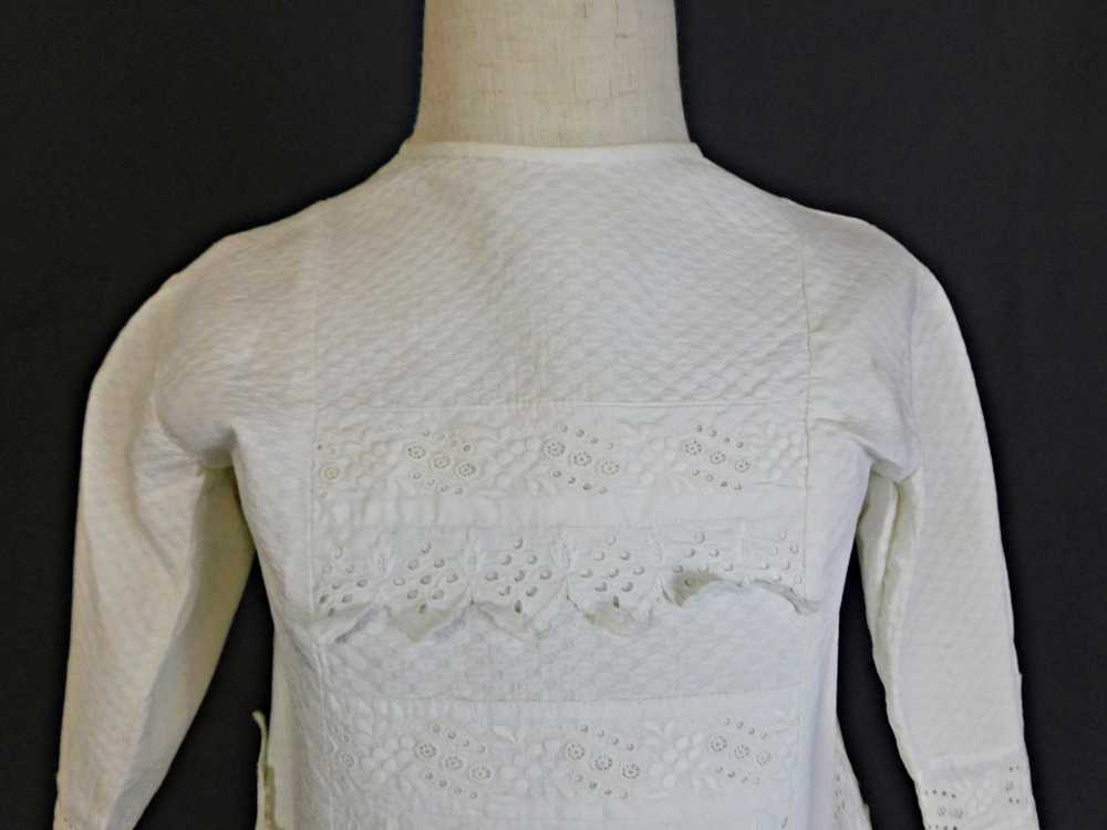 Victorian White Cotton Dress or Shirt for Little … - image 3
