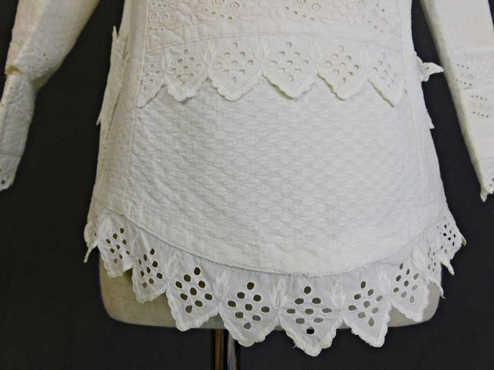 Victorian White Cotton Dress or Shirt for Little … - image 4