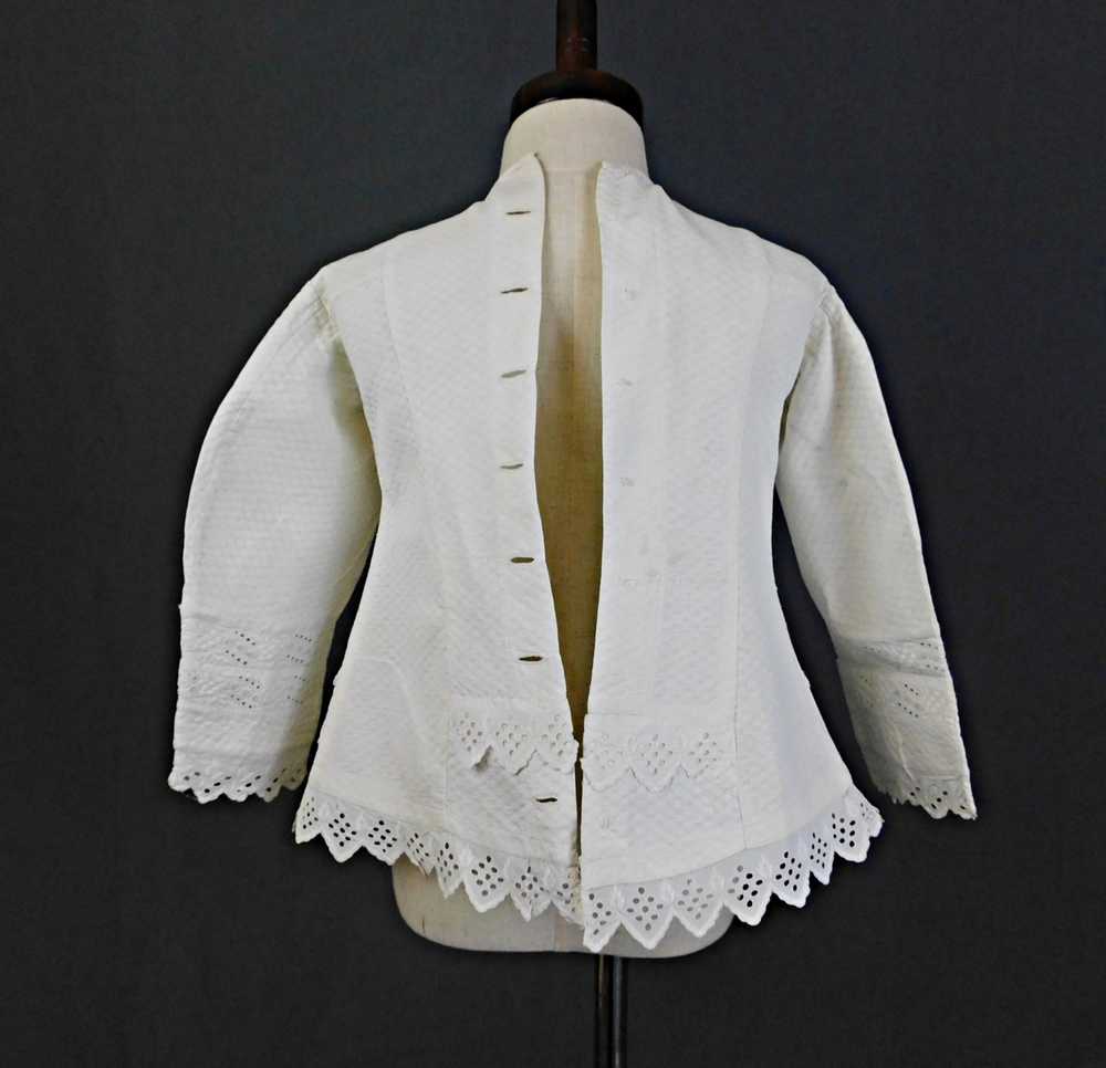 Victorian White Cotton Dress or Shirt for Little … - image 8