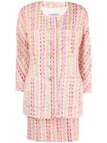 Chanel Pink Tweed Vest and Mini Skirt Set 60CHX-029