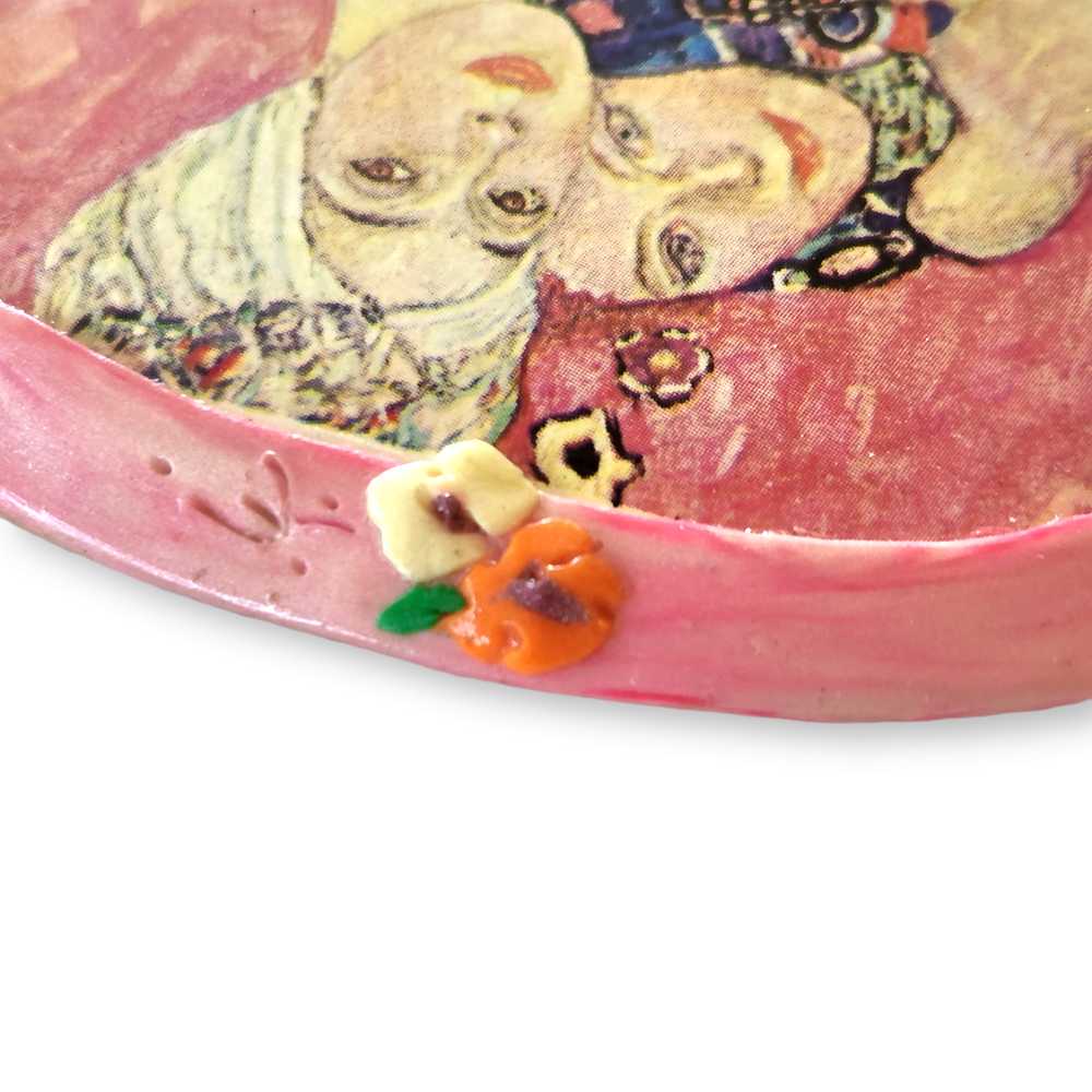 Alice Gamse Handmade Art Pin - After Klimt Painti… - image 5