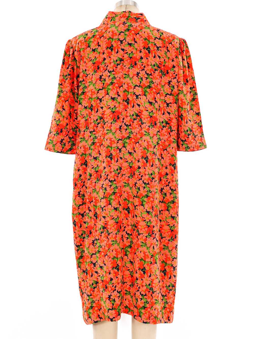 Yves Saint Laurent Floral Silk Dress - image 4