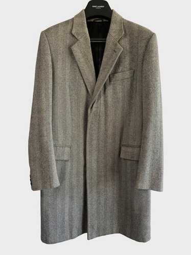 希少 RAF SIMONS 17ss NYLON COAT WITH LINEN RAF BY RAF SIMONS F/W 2006 PADDED NYLON TRENCH COAT. (54 / L