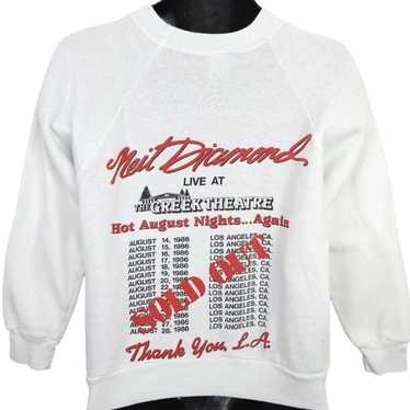 Vintage Neil Diamond Sweatshirt Vintage 80s 1986 … - image 1