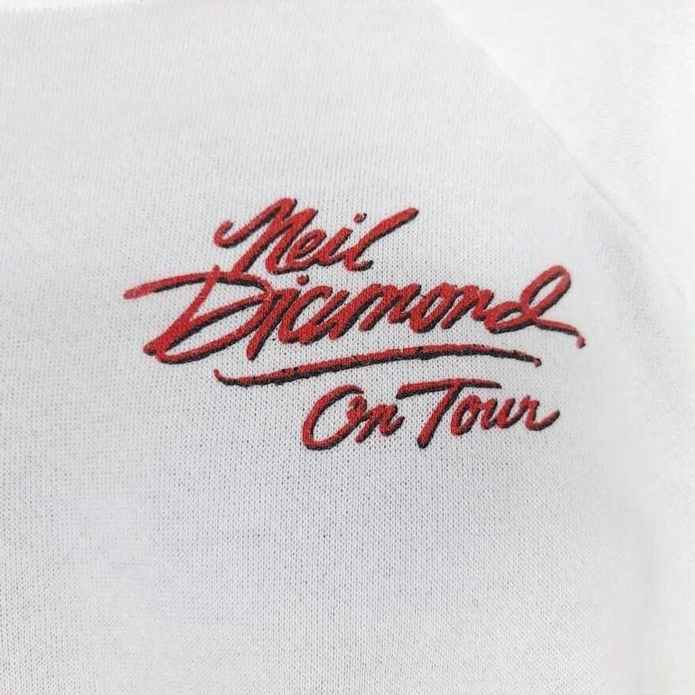 Vintage Neil Diamond Sweatshirt Vintage 80s 1986 … - image 3