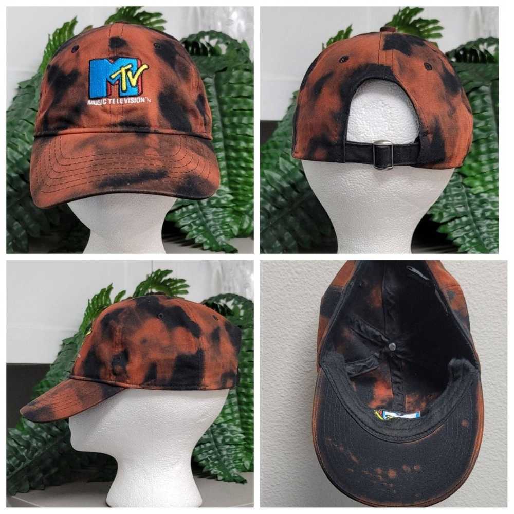 Mtv MTV Retro Classic Logo Custom Bleach-dyed Hat - image 1