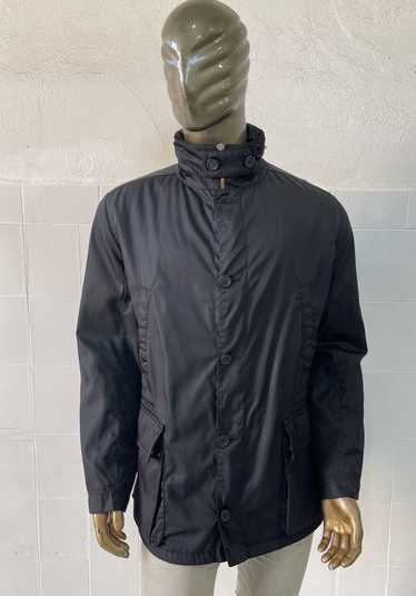 Burberry Waxed black parka jacket Burberry size L 