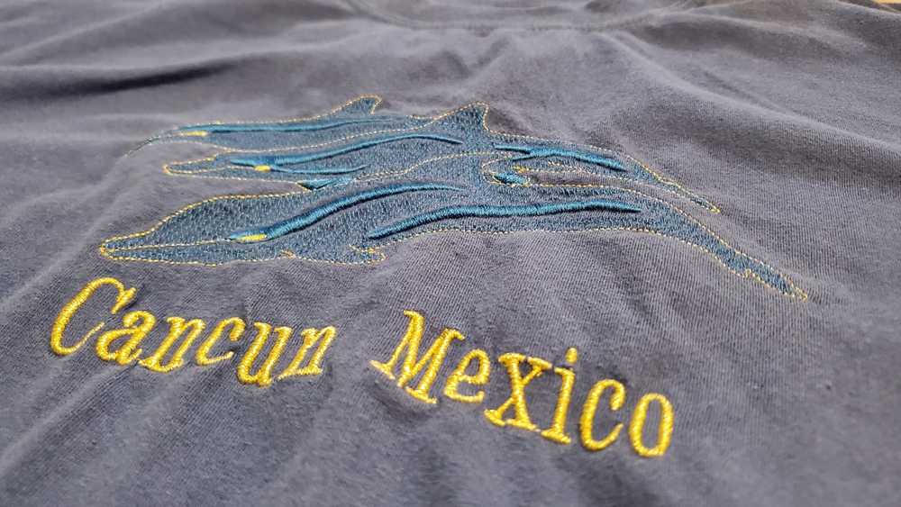 Vintage Heavyweight Cancun Mexico Embroiderd Shirt - image 5