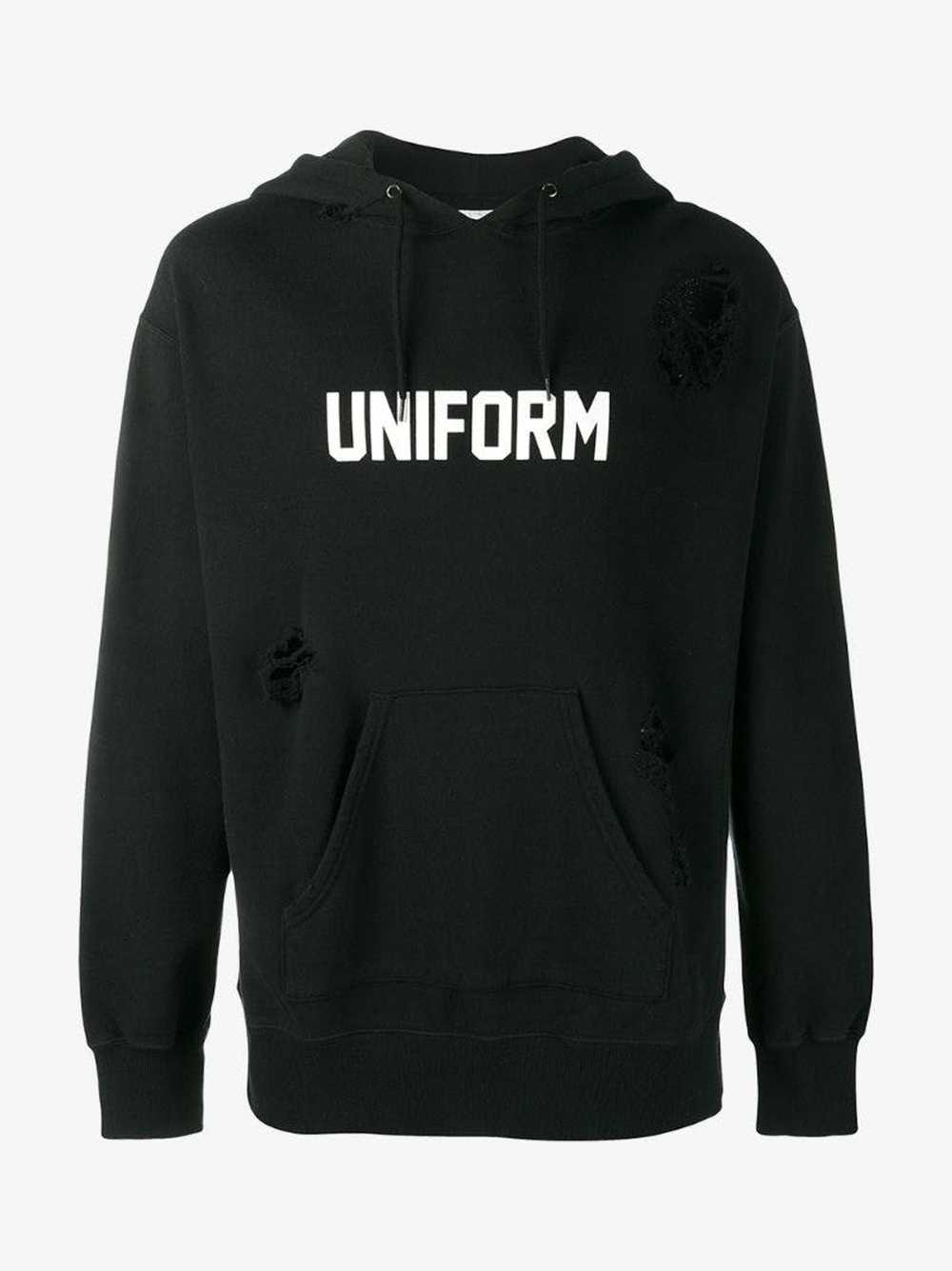 Uniform experiment sweatshirt whitexnavy - Gem