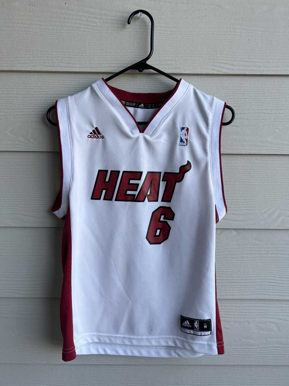 NBA × Vintage LeBron James Miami heat jersey - image 1