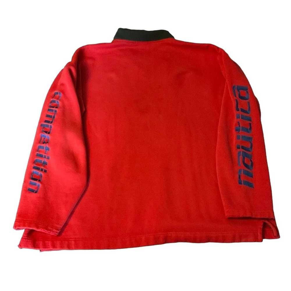 Nautica VTG NAUTICA COMPETITION Pullover Collared… - image 5