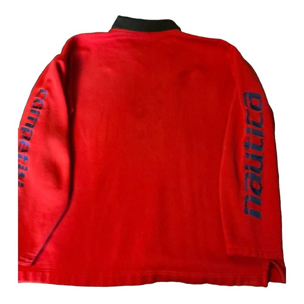 Nautica VTG NAUTICA COMPETITION Pullover Collared… - image 6