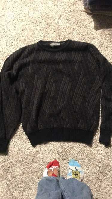 Vintage Black knitted sweatshirt - image 1