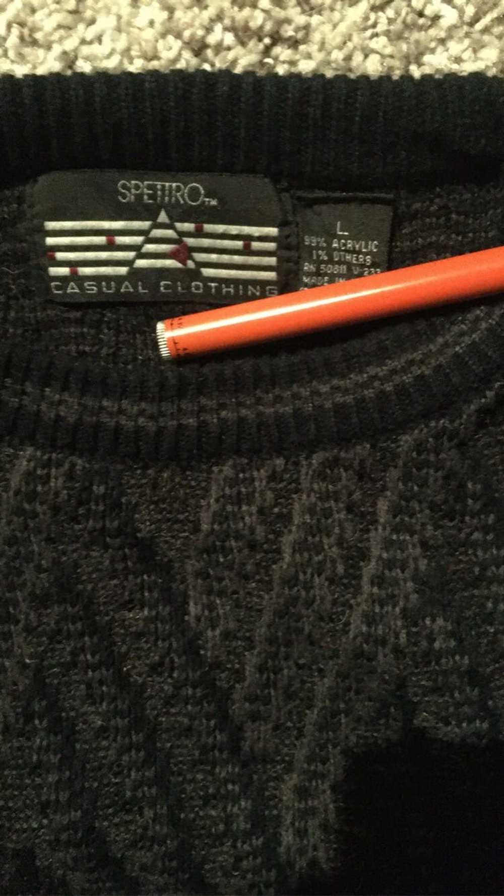 Vintage Black knitted sweatshirt - image 2
