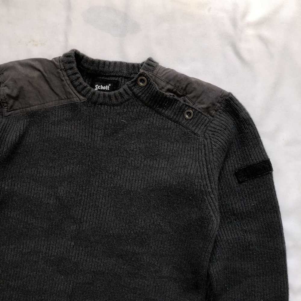 Avant Garde × Military × Schott Sweater Schoot Vi… - image 11