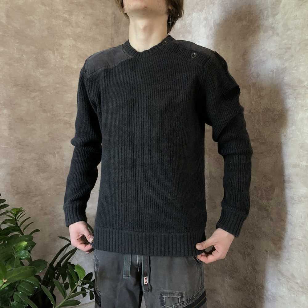 Avant Garde × Military × Schott Sweater Schoot Vi… - image 1