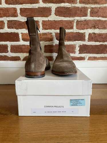 Common Projects RG Chelsea Waxed Suede Beige boot